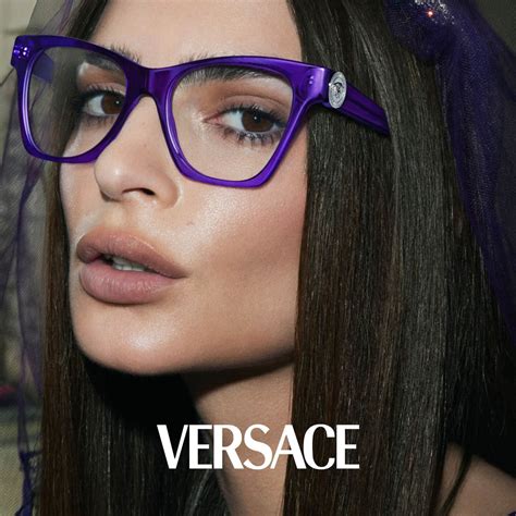 versace blue light blocking glasses|clear Versace eyeglasses.